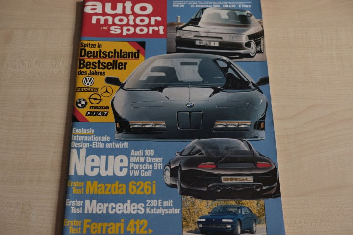 Deckblatt Auto Motor und Sport (26/1985)